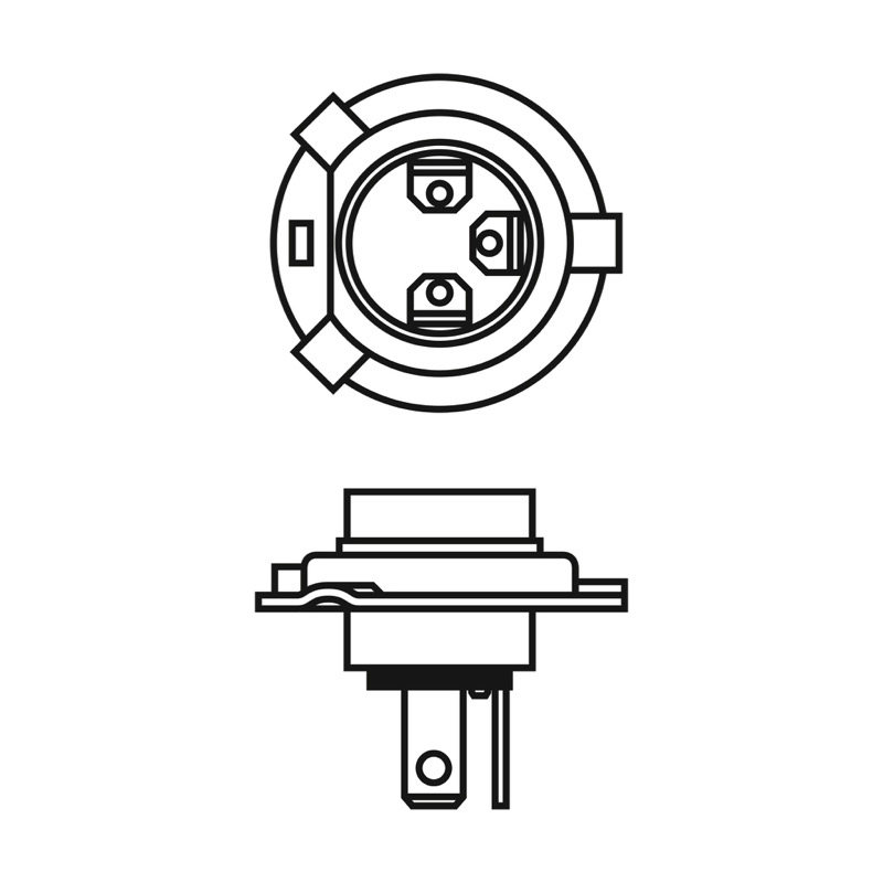 ΛΑΜΠΑ ΠΡΟΒΟΛΕΑ 12V 60/55W H4 ECO BOSCH